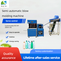 Máquina Sopladora de Botellas de PET Semiautomática de Seguridad, Máquina Sopladora de Plástico para Pequeñas Fábricas, Máquina Sopladora de Botellas de PET a Bajo Precio