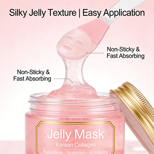 Kore Kolajen Yüz Maskesi Derinlemesine Nemlendirme ve Cilt Beyazlatma İçin - Besleyici, Hassas Ciltlere Uygun Formül - Product Image 3