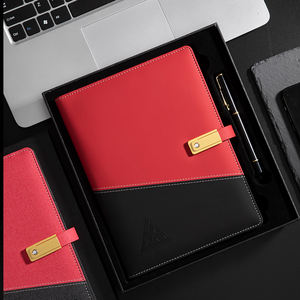 Personalizado de luz LED logotipo Powernbank Notebook organizador regalo con paquete de caja para regalo evento USB Cartera de <span class=keywords><strong>Agenda</strong></span> - Product Image 2