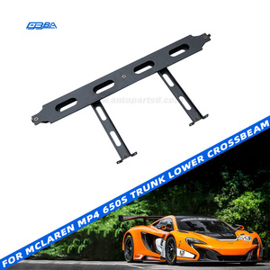 Para McLaren MP4 650S, Travesaño Inferior Delantero del Maletero, Aleación de Aluminio Negro, Travesaño Inferior del Compartimento de Equipaje, OE 11A3822CP - Product Image 1