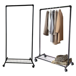 Porte-vêtements en métal noir de haute qualité Conception simple pour l'affichage et la suspension de tissu Fabriqué à Taiwan Chine - Product Image 6