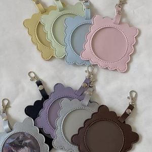 PU Leather Anime Badge Holder Pouches for Secure Storage Fashionable <b>Bag</b> <b>Charm</b> Portable Designs Purse Keychain - Product Image 2