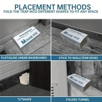 Pièges à colle pour souris et rat de la chambre à coucher de la cuisine intérieure Panneaux adhésifs en papier solide