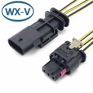 1-1718644-1 kawat Harness otomotif kawat Harness konektor dengan 2 3 4 5 6 lubang 1-1718644-1 Pria Wanita Docking Plug 2P Waterpro - Product Image 1