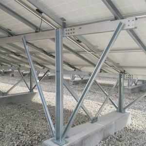 Structure au sol pour panneaux photovoltaïques avec angle d'inclinaison réglable pour l'installation de modules solaires - Product Image 5