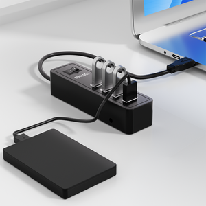 Hub USB 3.0 de 4 Puertos con Transferencia de Datos de 5 Gbps y Cable de Material ABS de 1.2M, Divisor para Computadora Portátil, PC, Unidad Flash, Impresora, Cámara, en Existencia - Product Image 3