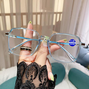 <span class=keywords><strong>Gafas</strong></span> de presbicia antiluz azul, <span class=keywords><strong>gafas</strong></span> de lectura de alta definición con marco grande de marea a la moda femenina - Product Image 5