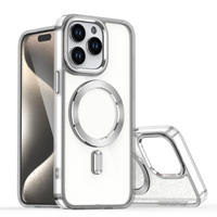 Coque de téléphone antichoc électroplaquée de qualité supérieure avec protection d'objectif intégrée pour iPhone 17 16 Pro Max iPhone 15 Plus