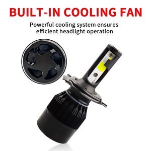 Bombilla tricolor de haz Alto y Bajo para faros led, C6, tres colores mezclados, 3000K, 4300K, 6000K, h1, h3, h7, h11, h8, h9, 880, 9005, 9004, h13, h4, 9006 - Product Image 3
