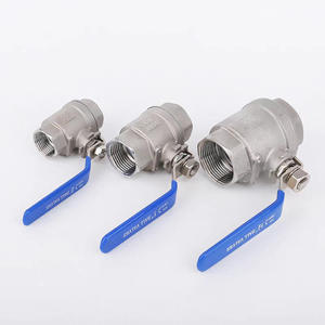 Robinet à bille en acier inoxydable 304, 2 pièces, robuste, à deux pièces, filetage interne, passage total, norme nationale, robinet à bille à deux pièces - Product Image 5