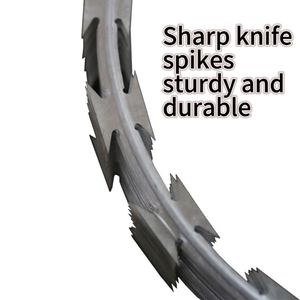 Cercado DE SEGURIDAD galvanizado Precio de <span class=keywords><strong>concertina</strong></span> hoja antiescalada alambre de púas prisión maquinilla de afeitar alambre de púas - Product Image 2