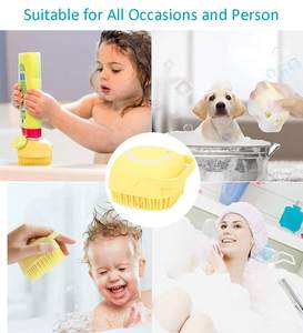 Cepillo de Baño Exfoliante de Silicona Suave, Cepillo de Limpieza para Bebés con Dispensador de Jabón - Product Image 6