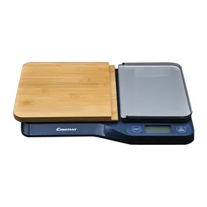 Constant-119B 烘烤礼品定制木桌切菜板不锈钢托盘电子厨房食品秤