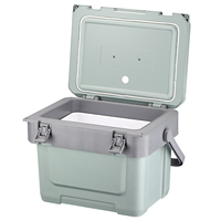 Glacière portable 27L en PP injecté, isotherme, pour aliments/bière/chasse/pique-nique, multifonctionnelle, avec doublure en PU