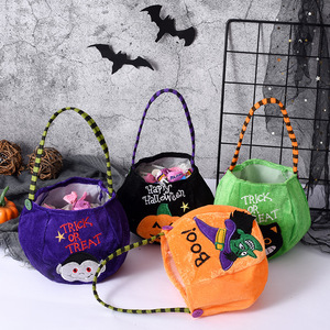 Bolsa <span class=keywords><strong>de</strong></span> Dulces <span class=keywords><strong>de</strong></span> Calabaza para Halloween DAMAI al por Mayor <span class=keywords><strong>con</strong></span> Asa a Rayas, Accesorio <span class=keywords><strong>de</strong></span> <span class=keywords><strong>Disfraz</strong></span> para Niños, Suministro para Fiesta <span class=keywords><strong>de</strong></span> Halloween - Product Image 4