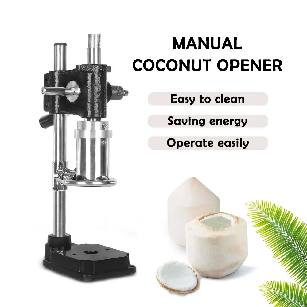 손 신선한 녹색 코코넛 openning 기계 부드러운 코코넛 커터 오프너 도구 열기 상업 코코넛 절단 기계