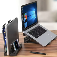 IKATAK nouveau support pour ordinateur portable 2 en 1 réglable bureau ordinateur portable tablette Dock support pour ordinateur portable peu encombrant