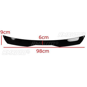 สปอยเลอร์หลังคาท้ายรถยนต์สำหรับ VW Golf MK6 MAX ปี 2008 2009 2010 2011 2012 2013 สีดำเงา - Product Image 2