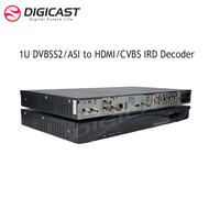 Equipo de Cabecera de Transmisión DMB-9020C, Decodificador DVB-SS2 a HD CVBS IRD ASI a HD