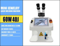 Mini petite machine de soudage par points laser de bijoux en or argenté à fibre Ipg 200w