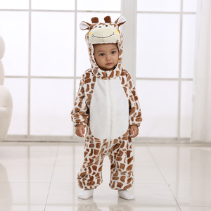 Mono de manga larga para niños de 0 a 5 años, mono unisex para niño y niña, mono de <span class=keywords><strong>jirafa</strong></span>, <span class=keywords><strong>disfraz</strong></span> de animal para niños - Product Image 3
