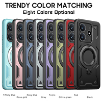 Étui de téléphone magnétique avec support de charge sans fil, coque protectrice mate antichoc pour Redmi Note 14 Pro Plus 14C 13C 13 12C 13R