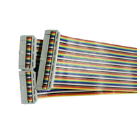 Câble ruban gris standard 64 broches, espacement 32 broches, pas de 2,54 mm, longueur 50 cm, âme en cuivre, isolation PVC, pour la conception de machines électroménagères