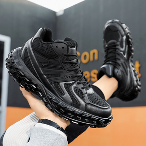 Nouvelles Chaussures de Sport Tendance pour Hommes Printemps-Automne à Semelle Épaisse Respirante et Basse, Idéales pour la Course à Pied - Product Image 4