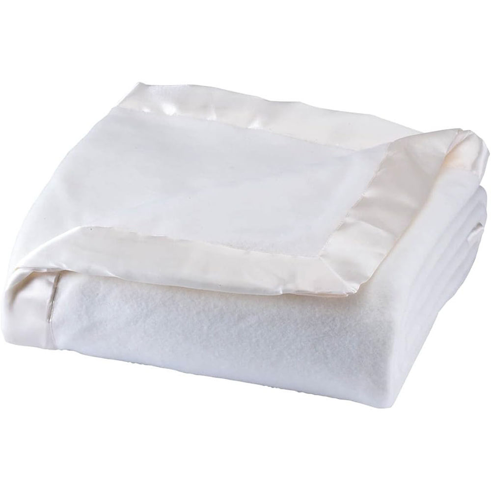Wholesale Satin Binding Edge Fleece Blanket 100% Polyester