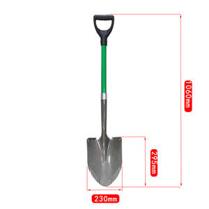 <span class=keywords><strong>Pelle</strong></span> <span class=keywords><strong>en</strong></span> acier métallique D Grip de haute qualité avec poignée et plaques d'acier spéciales - Product Image 6