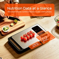 Báscula de Cocina de Precisión Welland con Conexión Bluetooth, Integración con Aplicación, Base de Datos de Nutrición, para Hornear y Cocinar