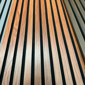 <span class=keywords><strong>Aveeno</strong></span> 3 D MDF Autre décoration murale d'appoint Planches modernes Panneaux acoustiques à lattes de bois Panneau Akupanel pour le bureau et l'école - Product Image 4