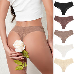 2025 Sexy mujer T Back <span class=keywords><strong>Tangas</strong></span> Bragas Encaje sin costuras Ropa interior femenina Bragas <span class=keywords><strong>desnudas</strong></span> para <span class=keywords><strong>mujeres</strong></span> - Product Image 1