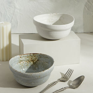 סיטונאי מסעדה סיטונאית ידידותי לסביבה ריאקטיב ייחודי ריאקטיבי כחול לבן זיגוג קרמיקה צלחת וכלי שולחן פורצלן מלונות - Product Image 4