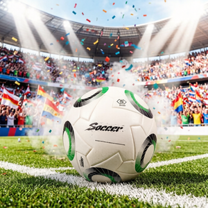 Balón de Fútbol de Cuero PU de Alta Calidad Profesional, con Logotipo Personalizado, Termosellado, para Entrenamiento y Partidos, Tamaño 3, Gran Venta - Product Image 4