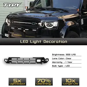 Lampe de calandre avant en plastique TYPY pour Defender 90 110 130 2020-2025, éclairage dynamique LED, installation facile - Product Image 6