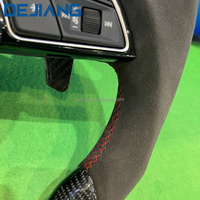 Volant de voiture en fibre de carbone nouvelle génération pour Audi A4 A5 A6 A7 C7 RS3 RS4 RS5 RS6 RS7 Q5 A3 R8 B9 2014 2015 2016