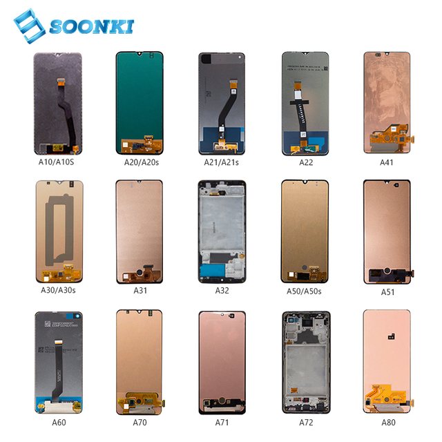 Mobile Phone Lcd for samsung A10 A12 A20 A21s A22 A32 A50 A51 A70 A71 A02 A03 M02 M21 J7 J5 Z Flip 3 Display Pantalla De Celular