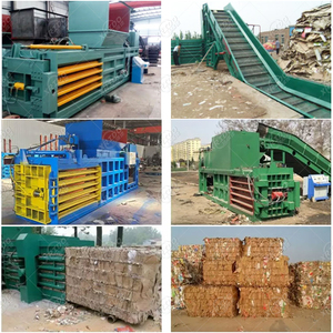 Nhà máy bán hoàn toàn tự động ngang chất thải các tông Báo Chí Baler chai nhựa quần áo Pet lon baling Máy ép - Product Image 3