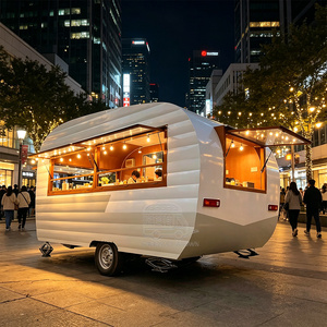 Custom Made Irregular Shape Mobile Vending Kitchen for Coffee Snack Business Food Cart - Product Image 4