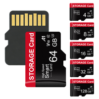 Tarjeta de Memoria al por Mayor con Precio de Fábrica Personalizada, Tarjeta TF de 64 GB 128 GB, Tarjeta SD de 32 GB C10 U3 MINI SD 32 GB 8 para Cámaras de Seguridad DVR y Teléfonos