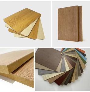 Panneau de fibres MDF haute densité avec placage de pin grain fumé 3mm, écologique E0, contreplaqué peuplier sans peinture - Product Image 4