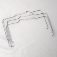 Poignée de seau en fil métallique avec poignée en plastique pour seau, poignée de remplacement durable en métal pour seau à peinture