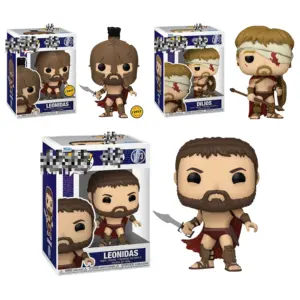 Movies comic series Action model toy wholesale funko pop The 300 Spartans pvc Action Figures with funko pop protector kids toys