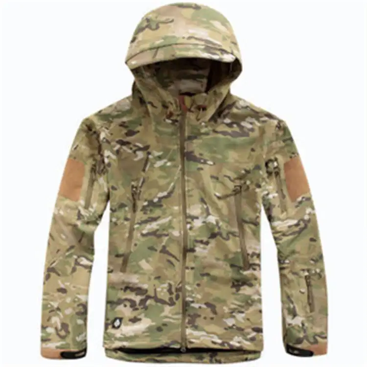 Man In The Camouflage Coat Soft Shell Assault Suit Softshell Jaket Waterproof Jaket For Man