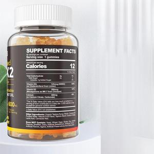 Vendite dirette in fabbrica dosaggio personalizzato <span class=keywords><strong>vitamina</strong></span> K2 <span class=keywords><strong>D3</strong></span> Gummies Private Label integratori a base di erbe per adulti non donne in gravidanza - Product Image 5