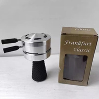 Pemisah Arang Logam Modern Berlapis Es, Dapat Dilepas, Terbuat dari Paduan Aluminium, Mudah Dibawa, Kepala Hookah, Pot Shisha, Mangkuk Hookah