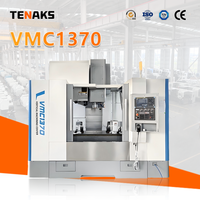 Centre d'usinage vertical CNC TENAKS VMC1370 avec broche BT40, système de commande GSK et quatrième axe pour usinage CNC