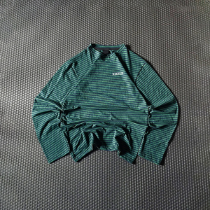 High Quality Custom Crewneck <b>Striped</b> Long Sleeve For Men Oversized 100% Cotton Comfortable Wear Stripe Design Long Sleeve <b>Shirts</b> - Product Image 3