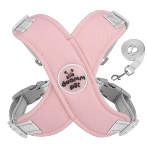 Arnés Ajustable Rosa para Perro, Correa de Pecho para Mascotas Pequeñas con Hebilla - Product Image 4